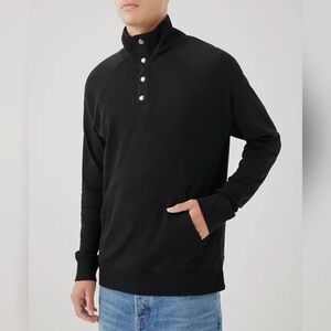 Pact Organic Cotton Airplane Quarter Pullover Sweatshirt - XL